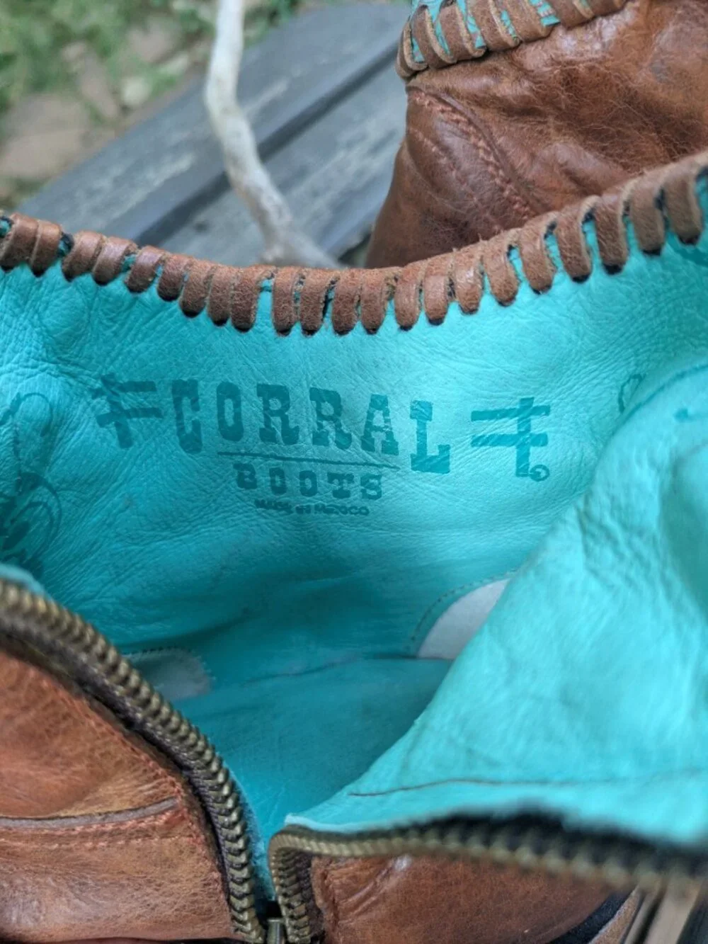 Corral Women's Western Concho Ankle Boots (Style A3196) Size 8 Cowgirl!.